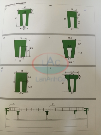 Các loại thành lót băng tải