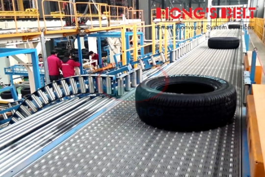 Băng tải roller top
