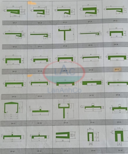 Nep nhựa lót băng tải