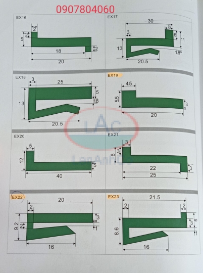 Nep nhựa lót băng tải